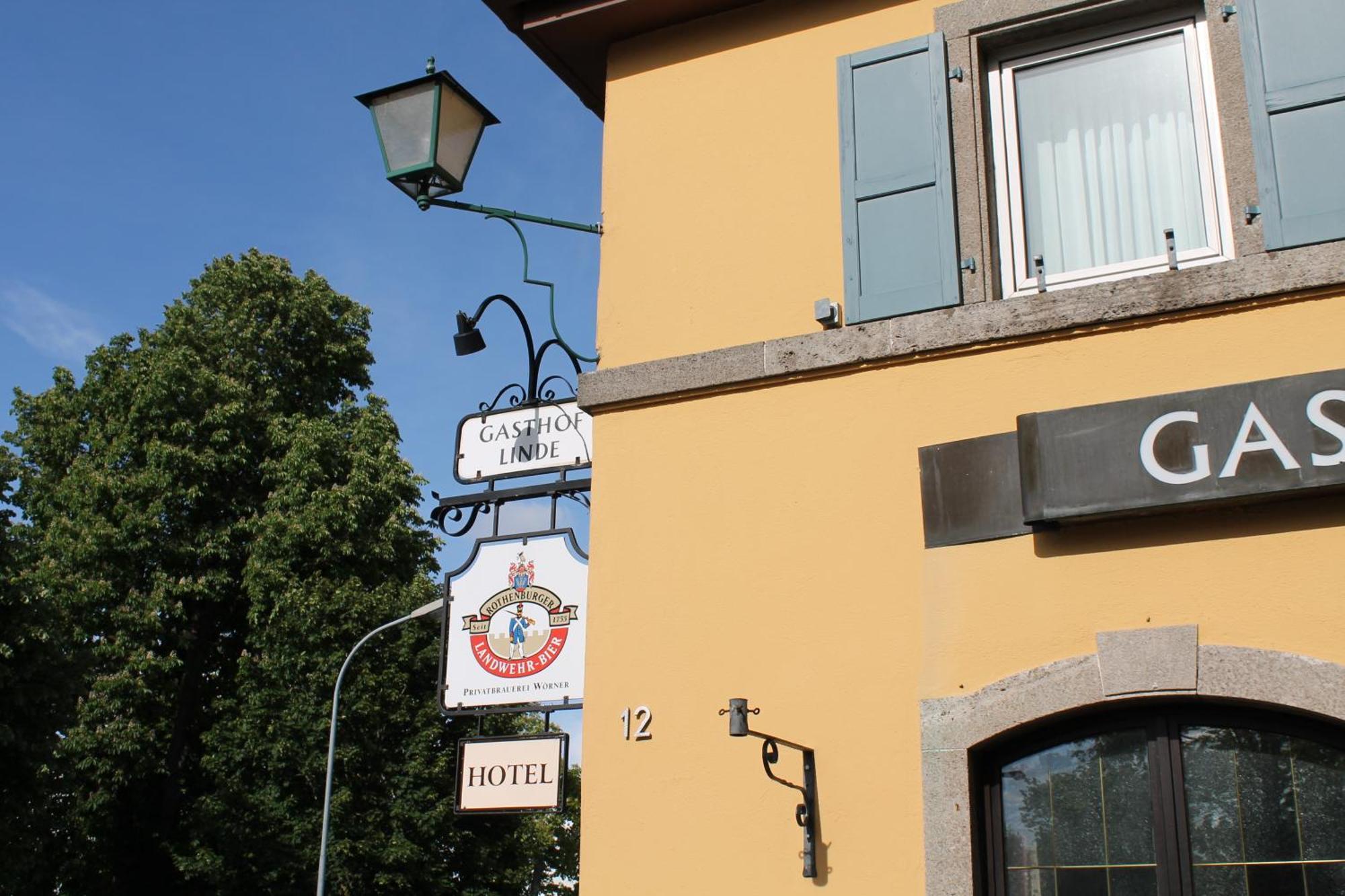 Hotel Gasthof Zur Linde Rothenburg ob der Tauber Exteriér fotografie